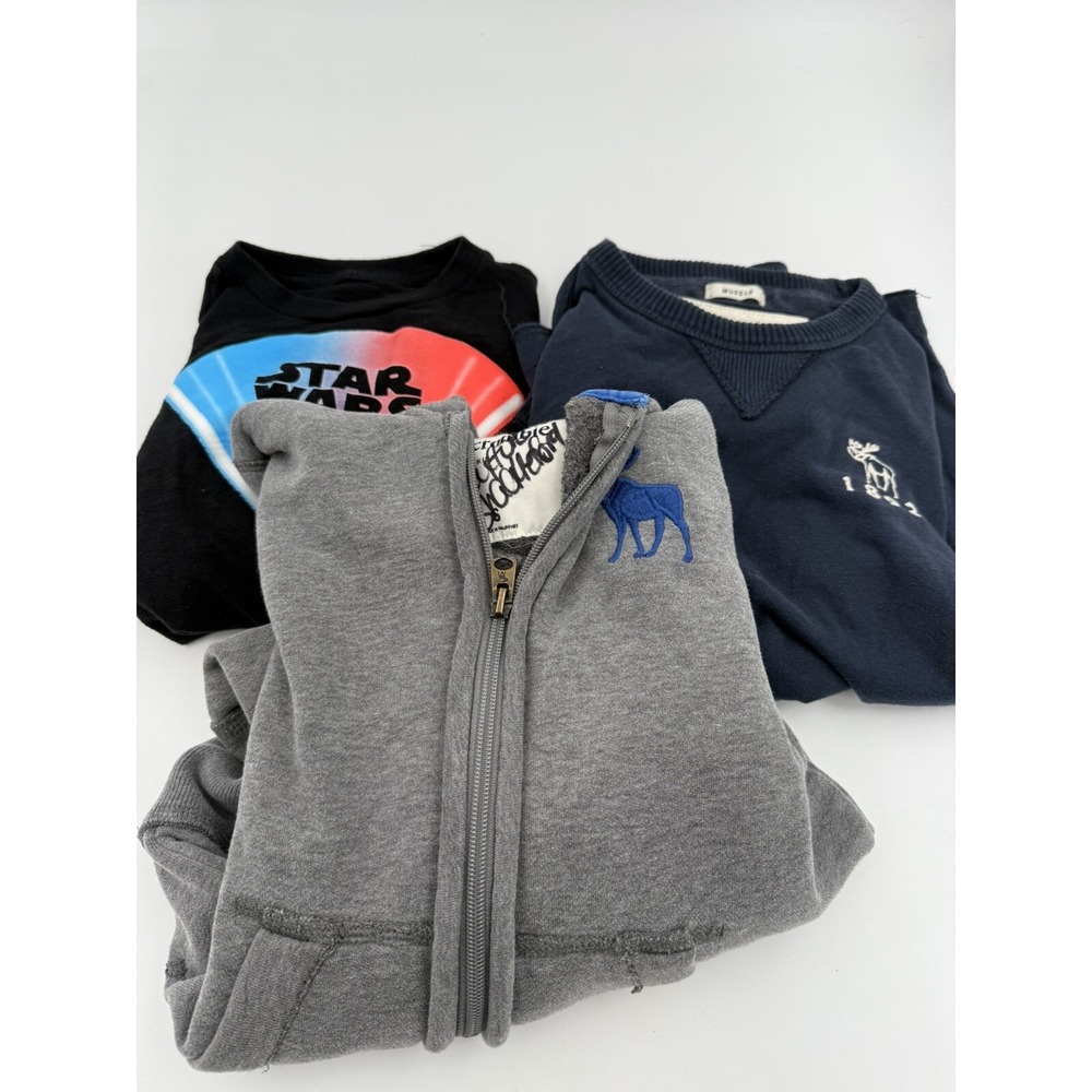 Lot Of 3 Small Boys Shirts Abercrombie Kids & Gap